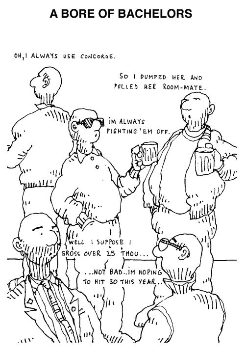A bore of batchelors