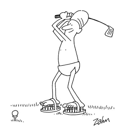 Golfing Fakir.