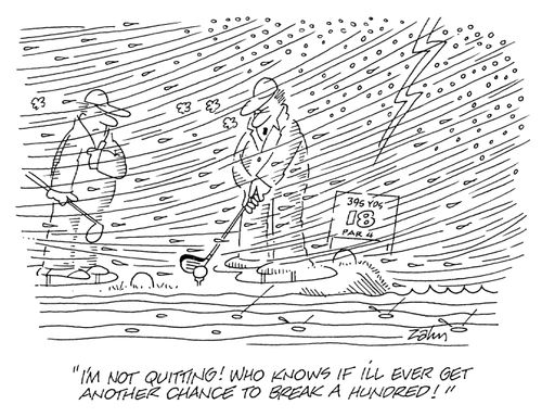 'I'm not quitting! Who knows if i'll ever get another chance to break a hundred!'