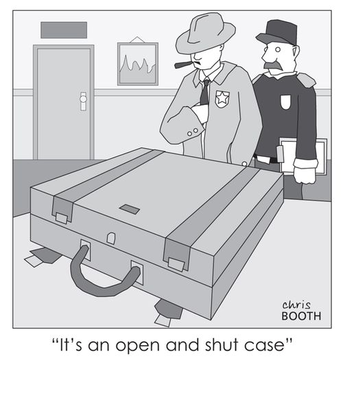 'It's an open and shut case.'