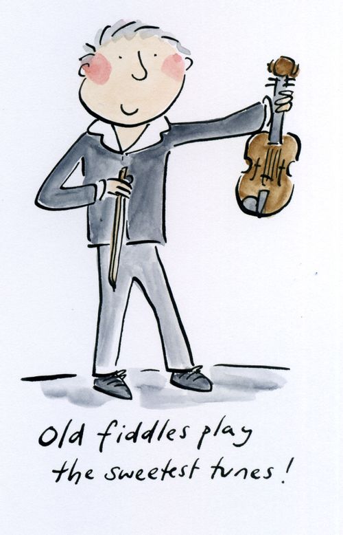 Old fiddles play the sweetest tunes!