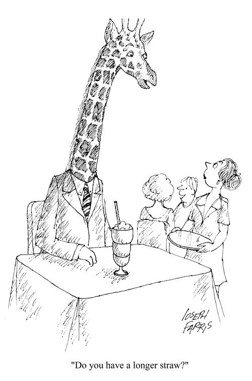 'Do you have a longer straw?'