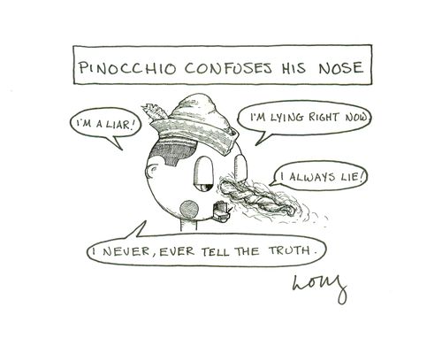 Pinocchio Confuses His Nose