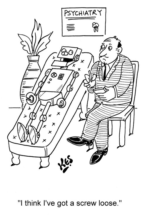 'I think I've got a screw loose.'