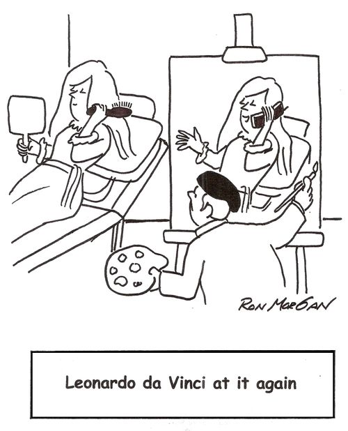 Leonardo da Vinci at it again.