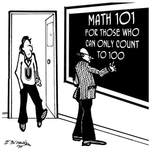 Math 101, for those who can only count to 100.