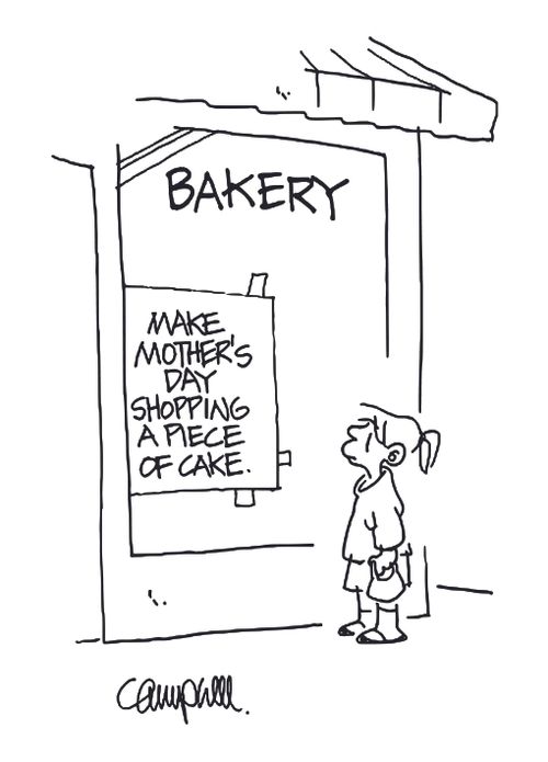 'Make Mother's Day shopping a piece of cake.'
