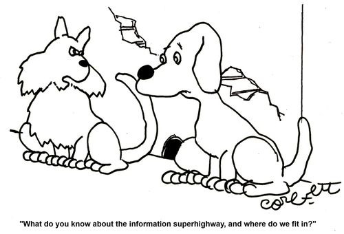 'What do you know about the Information Superhighway, and where do we fit in?'