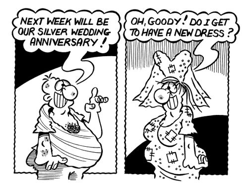 'Next week will be our Silver Wedding Anniversary!'