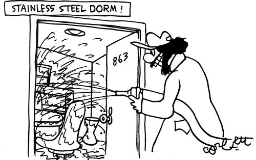Stainless steel dorms!