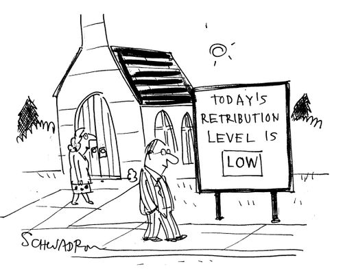'Today's retribution level is LOW.'