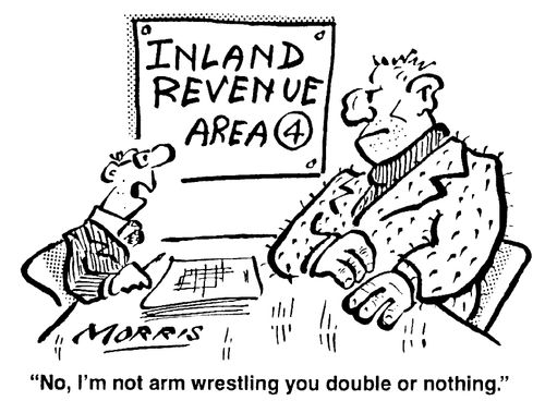 Inland Revenue Area 4 - No, I'm not arm wrestling you double or nothing.