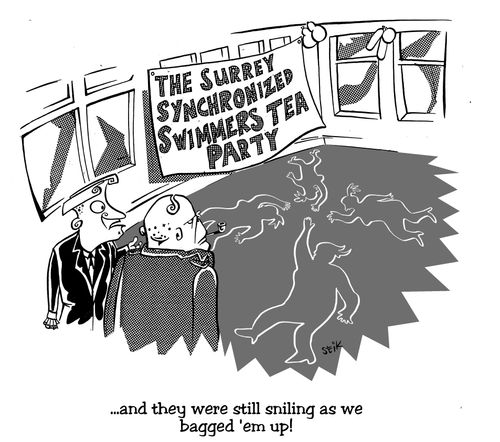 Synchronized swimmers die in the same way