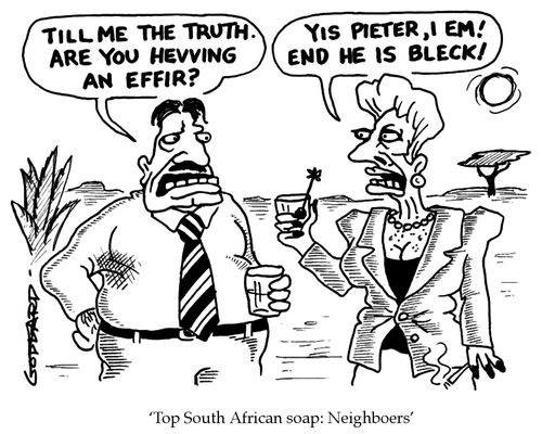 Top South African soap: Neighboers.