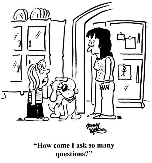 Kid to mom: 'How come I ask so many questions?'