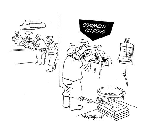 Comment on food.