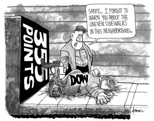 Dow Jones drop