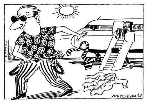Businessman on Holiday