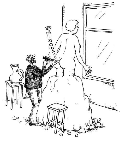 Sculpting a Woman's Backside
