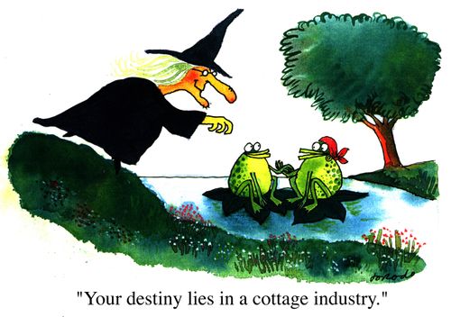 "Your destiny lies in a cottage industry"