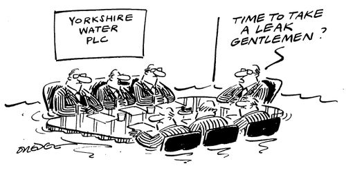 Yorkshire Water plc "Time to take a leak gentlemen?"