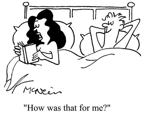 'How was that for me?'