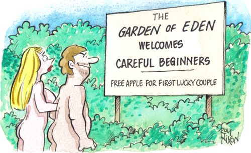 Garden of Eden - free apple.