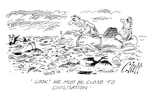 'Look! We must be close to civilisation.'