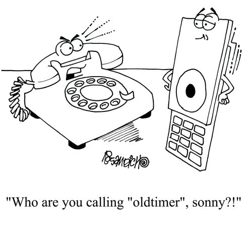 'Who are you calling 'oldtimer', sonny?!'
