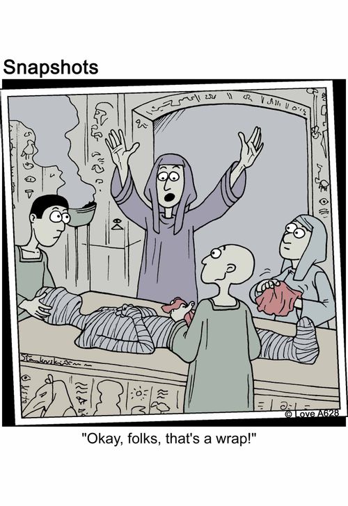 'Okay, folks, that's a wrap!'