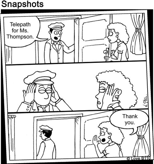 Telepath for Ms Thompson...