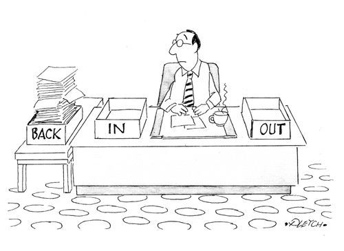In, out, back.
