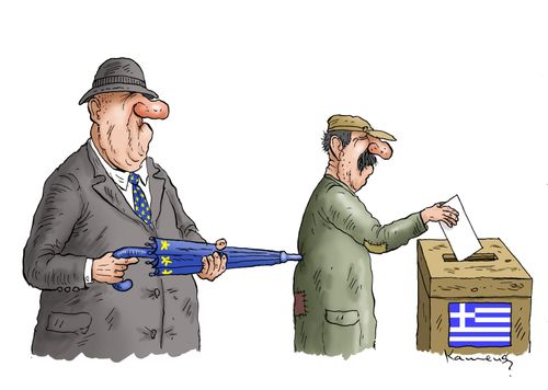 The European influence behind the Greek election.