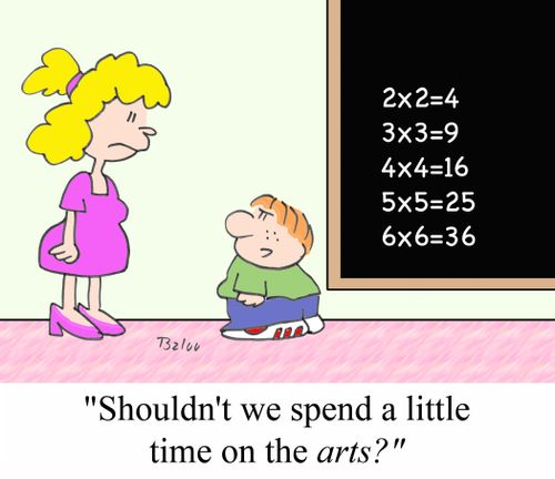 'Shouldn't we spend a little time on the ARTS?'