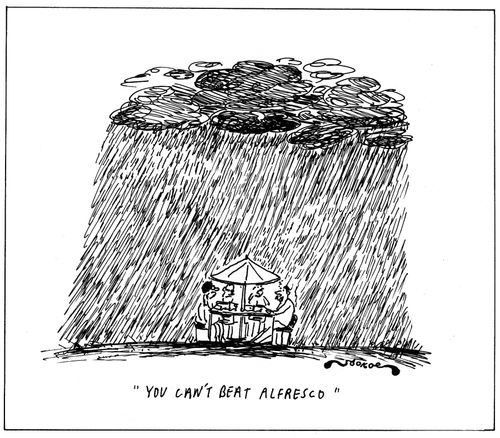 'You can't beat alfresco.'