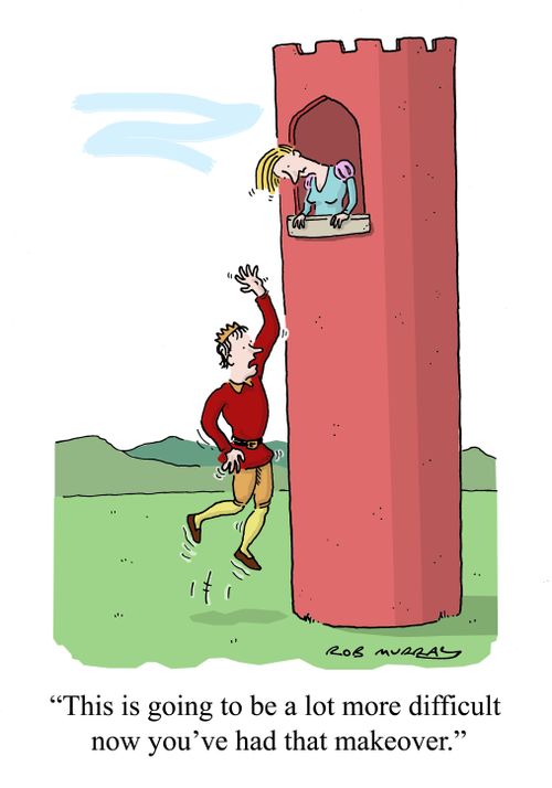 'This is going to be a lot more difficult now you've had that makeover.'