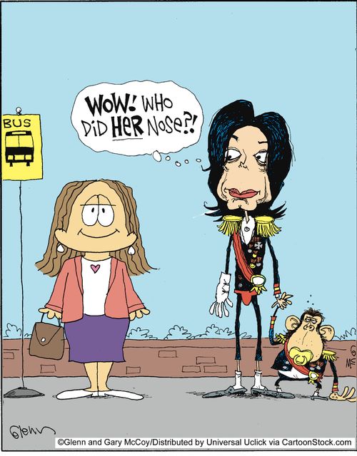 'Wow! Who did her nose?!'