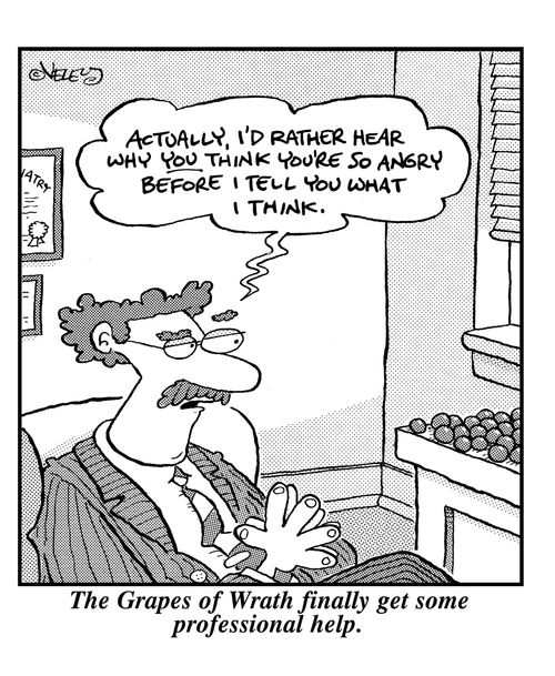 The Grapes of Wrath finally get some professional help.