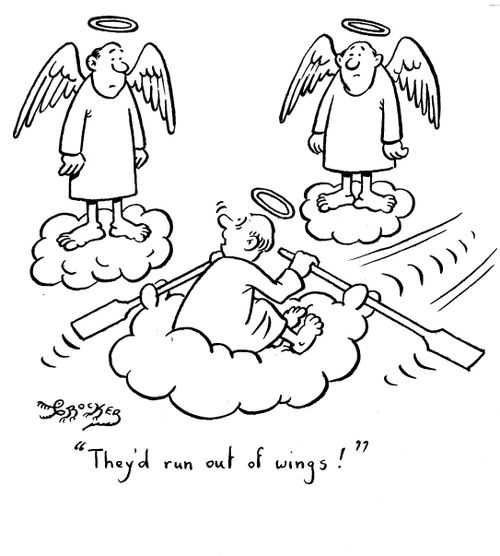 'They'd run out of wings!'
