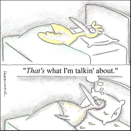 'That's what I'm talkin' about.'