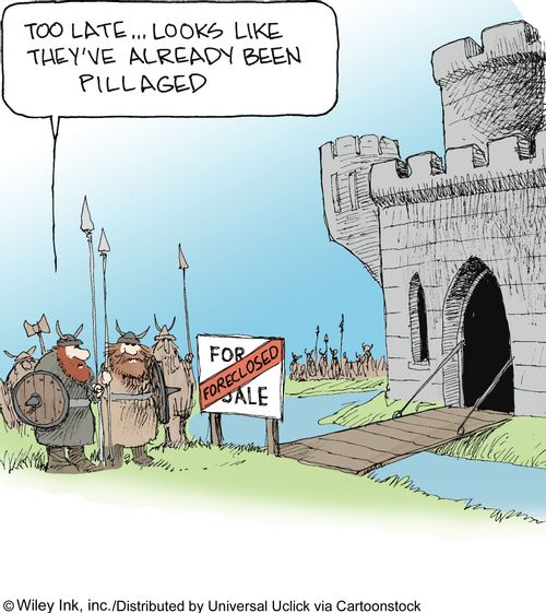 'Too late...looks like they've already been pillaged.'