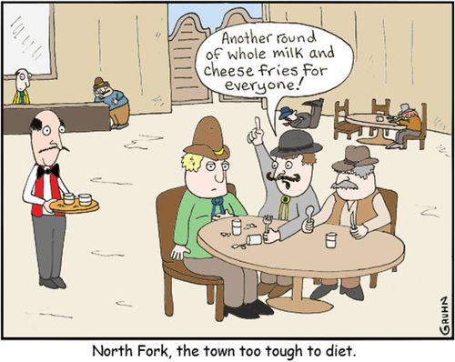 North Fork, the town too tough to diet.