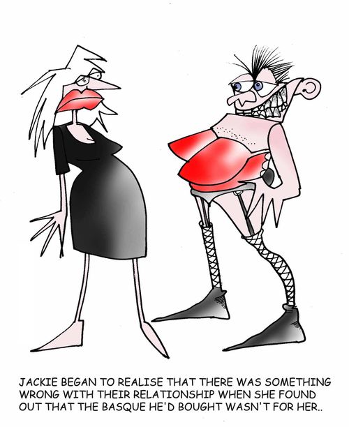 ...she found out that the basque he'd bought wasn't for her.
