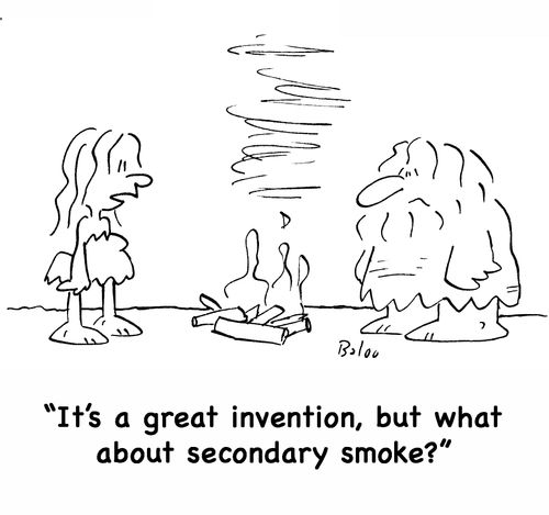 'It's a great invention, but what about secondary smoke?'