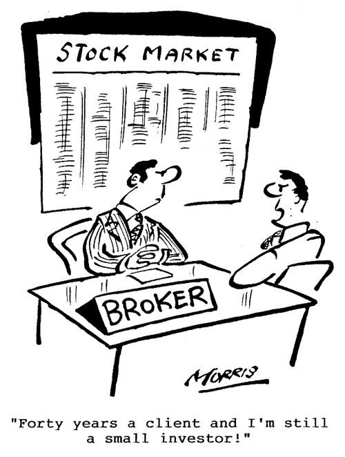 Stockmarket - Forty years a client and I'm still a small investor!