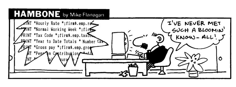 STRIP Hambone: Computer is a know-it-all