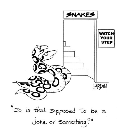 'So is that supposed to be a joke or something?'
