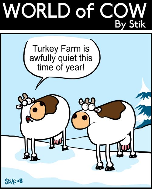 Turkey Farm is awfully quiet this time of year!