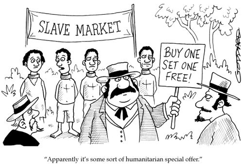 'Apparently it's some sort of humanitarian special offer.'