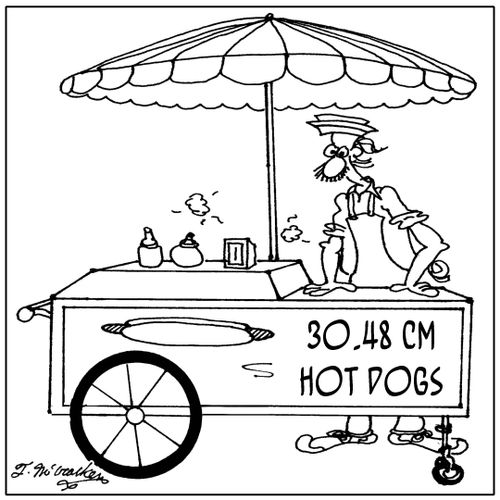 30.48 cm Hot Dogs